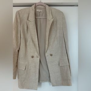 WAYF Linen Look Blazer